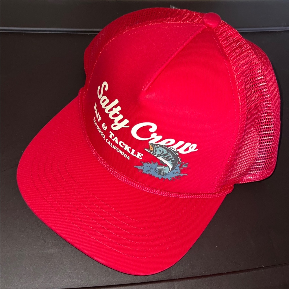 Salty Crew Good Times Trucker Hat, Red, One Size